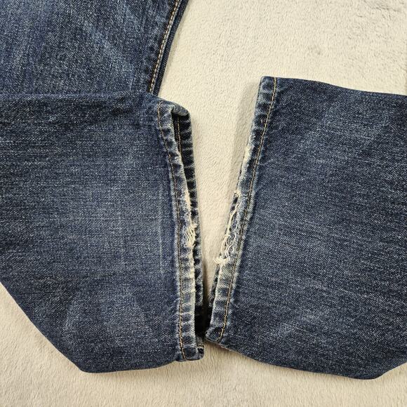 Polo Ralph Lauren Hampton Straight Leg Jeans Mens Size 38x30 Distressing READ - Picture 7 of 16